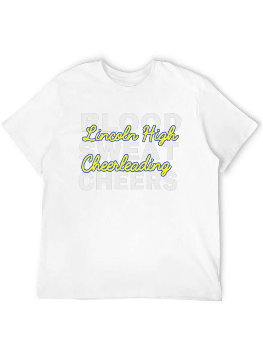 Blood Sweat Cheerleading Black T-Shirt