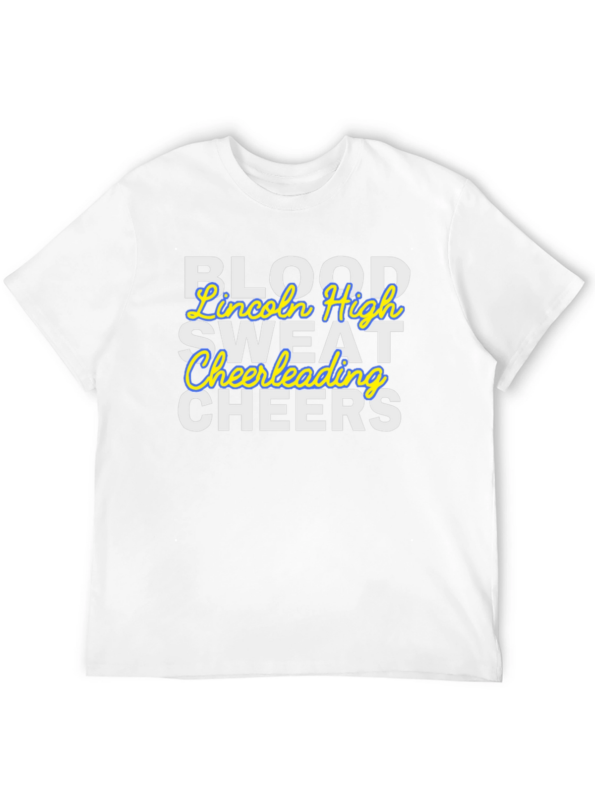 Blood Sweat Cheerleading Black T-Shirt