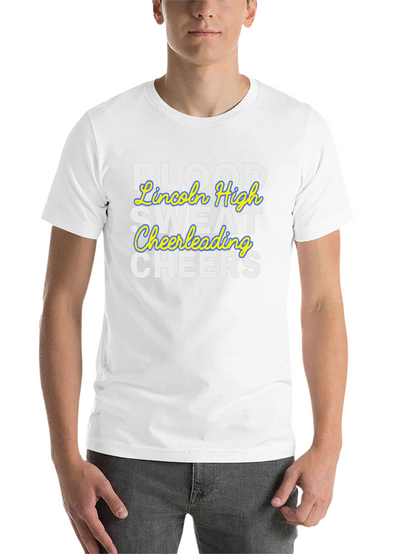 Blood Sweat Cheerleading Black T-Shirt