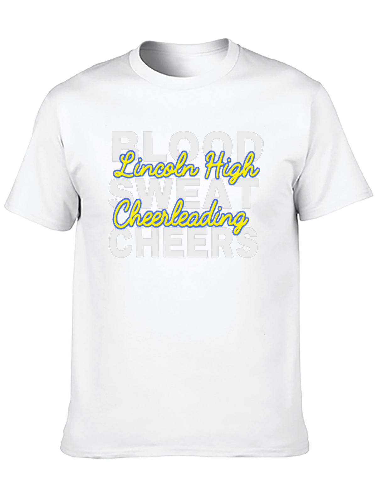 Blood Sweat Cheerleading Black T-Shirt