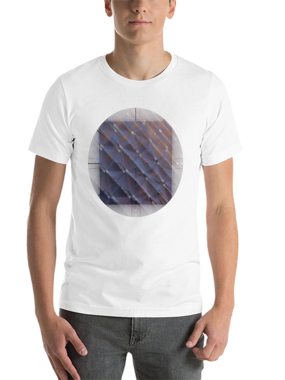 Modern Geometric Pattern Tee - Black Unisex Shirt