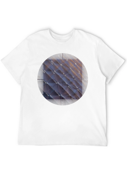 Modern Geometric Pattern Tee - Black Unisex Shirt