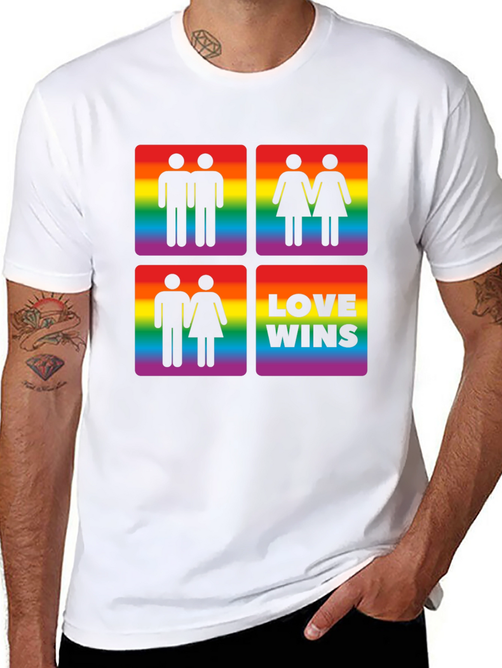 Love Wins LGBT Pride Graphic Tee