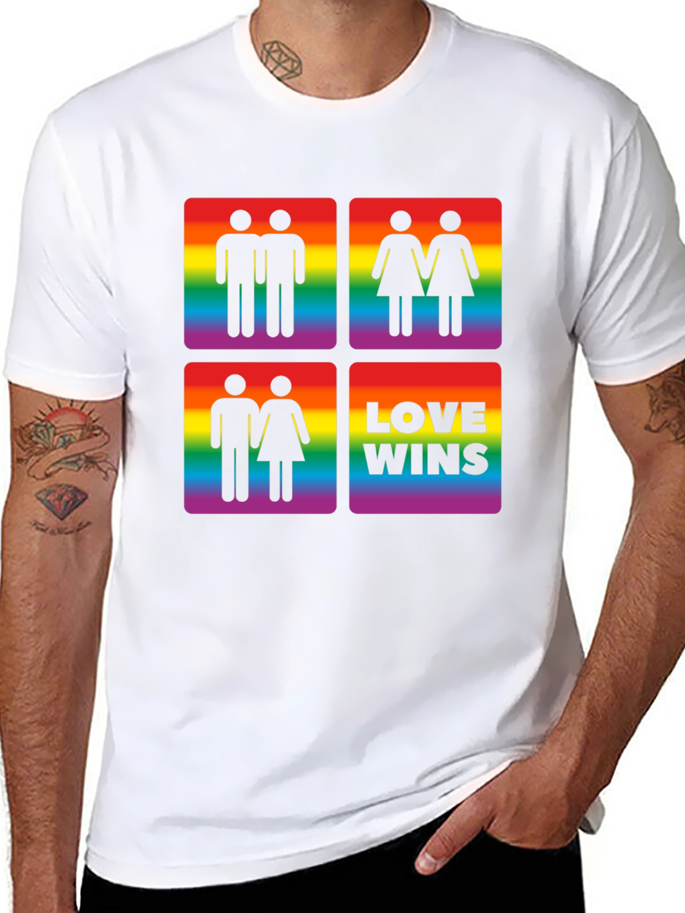 Love Wins LGBT Pride Graphic Tee