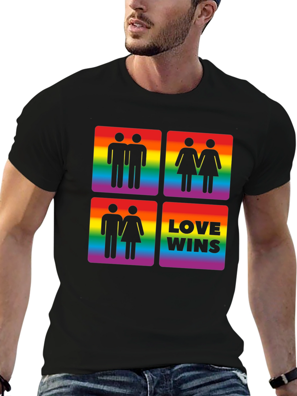 Love Wins LGBT Pride Graphic Tee