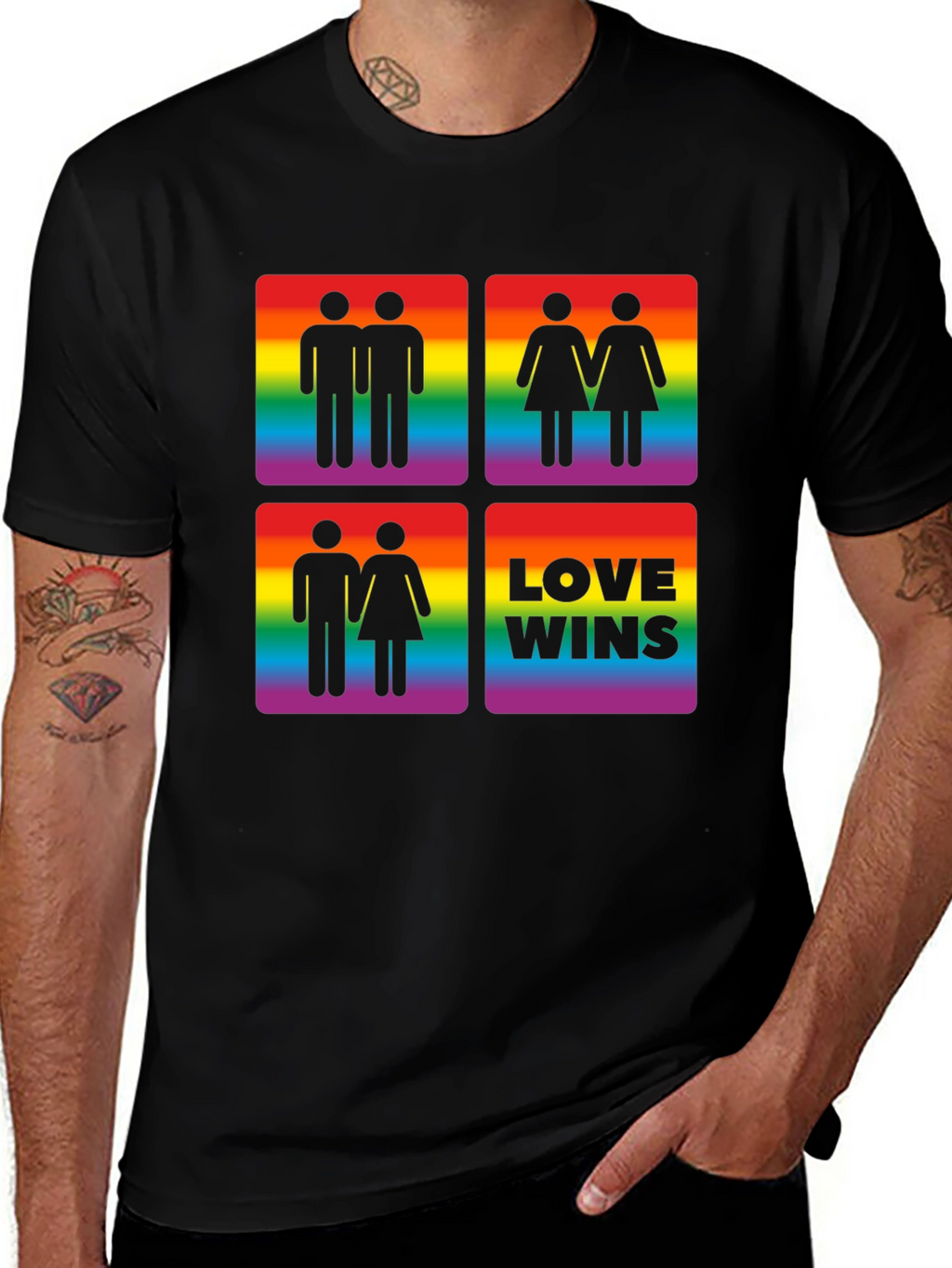 Love Wins LGBT Pride Graphic Tee