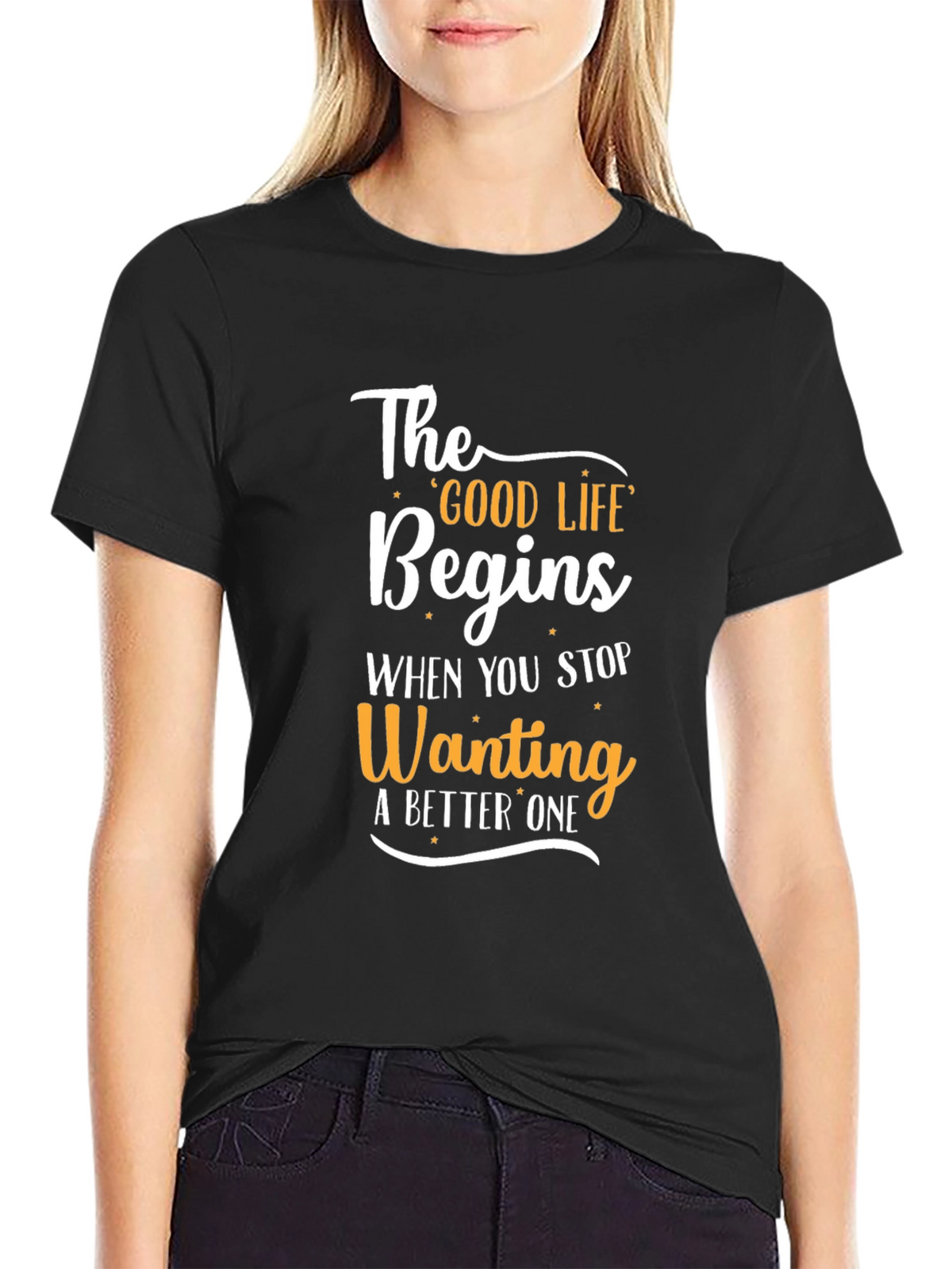 Motivational Good Life Graphic Tee