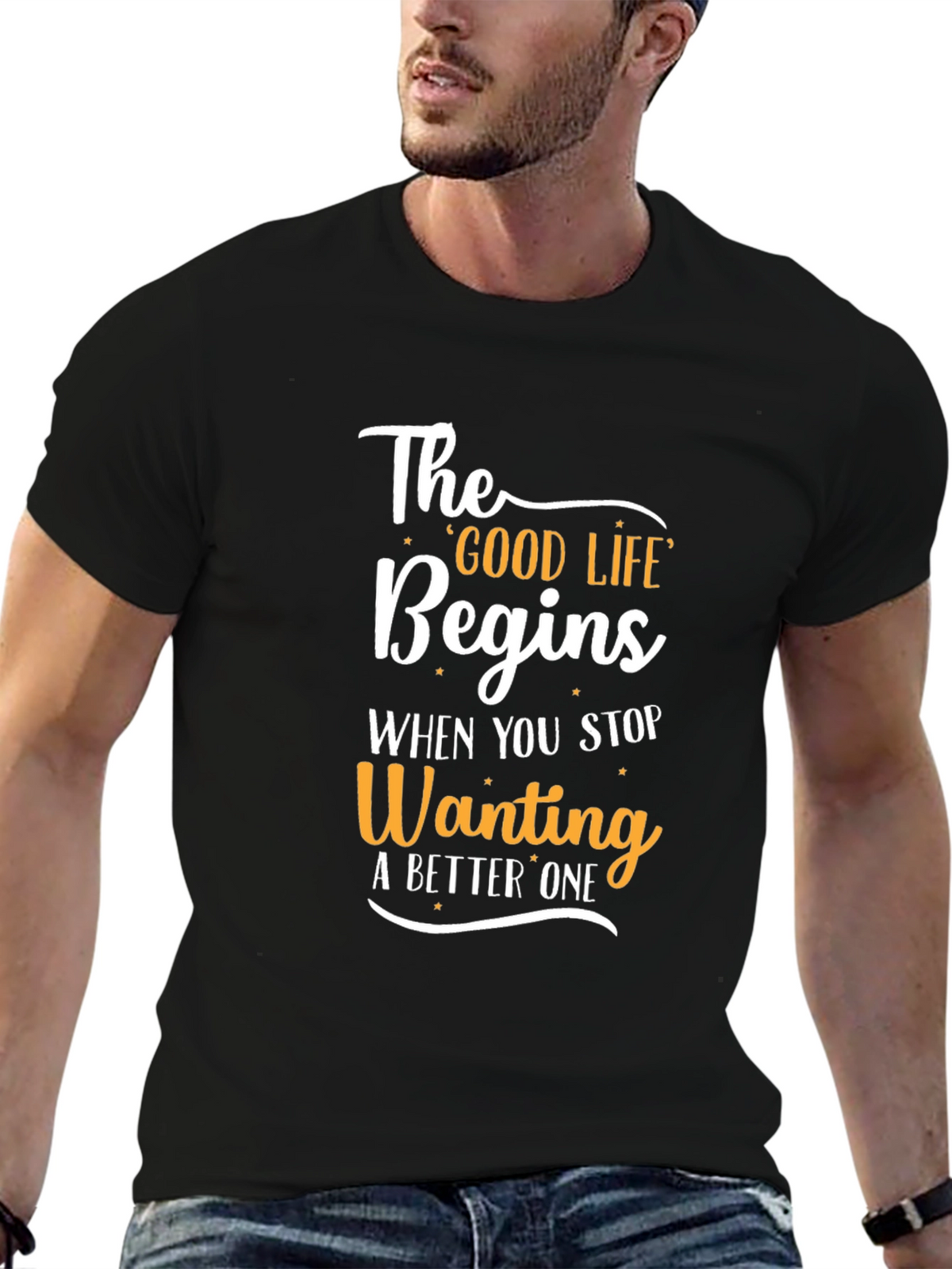 Motivational Good Life Graphic Tee