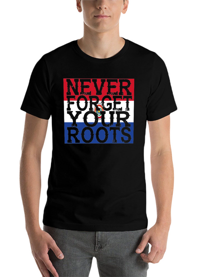 Never Forget Your Roots Paraguay Flag Graphic Tee