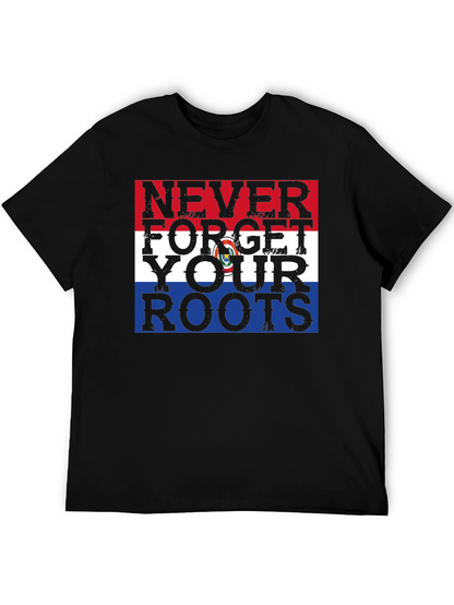 Never Forget Your Roots Paraguay Flag Graphic Tee
