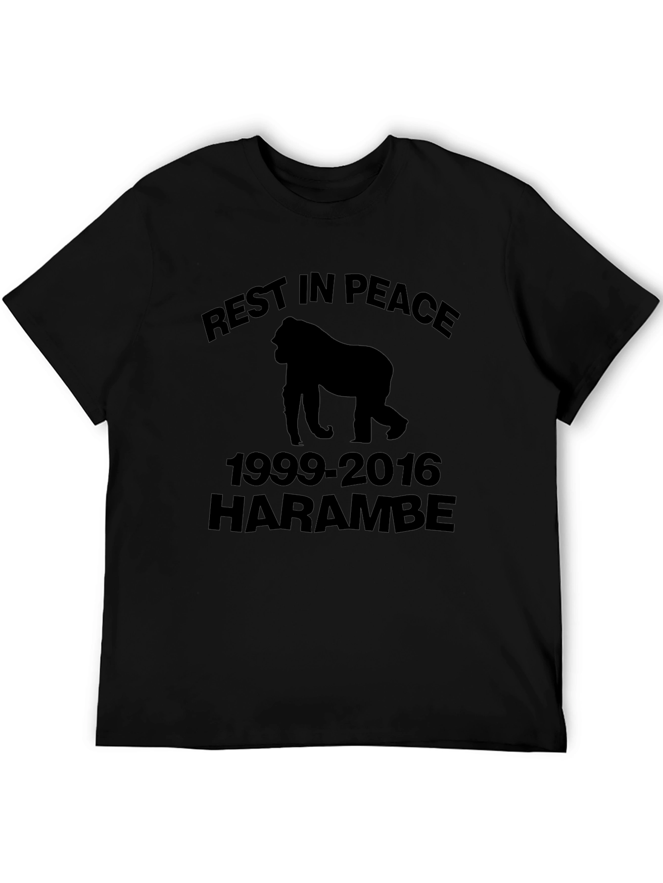 RIP Harambe Gorilla Memorial Graphic T-Shirt