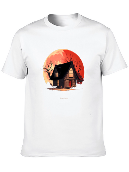 Spooky House Graphic T-Shirt