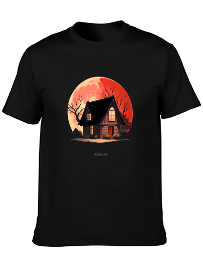 Spooky House Graphic T-Shirt
