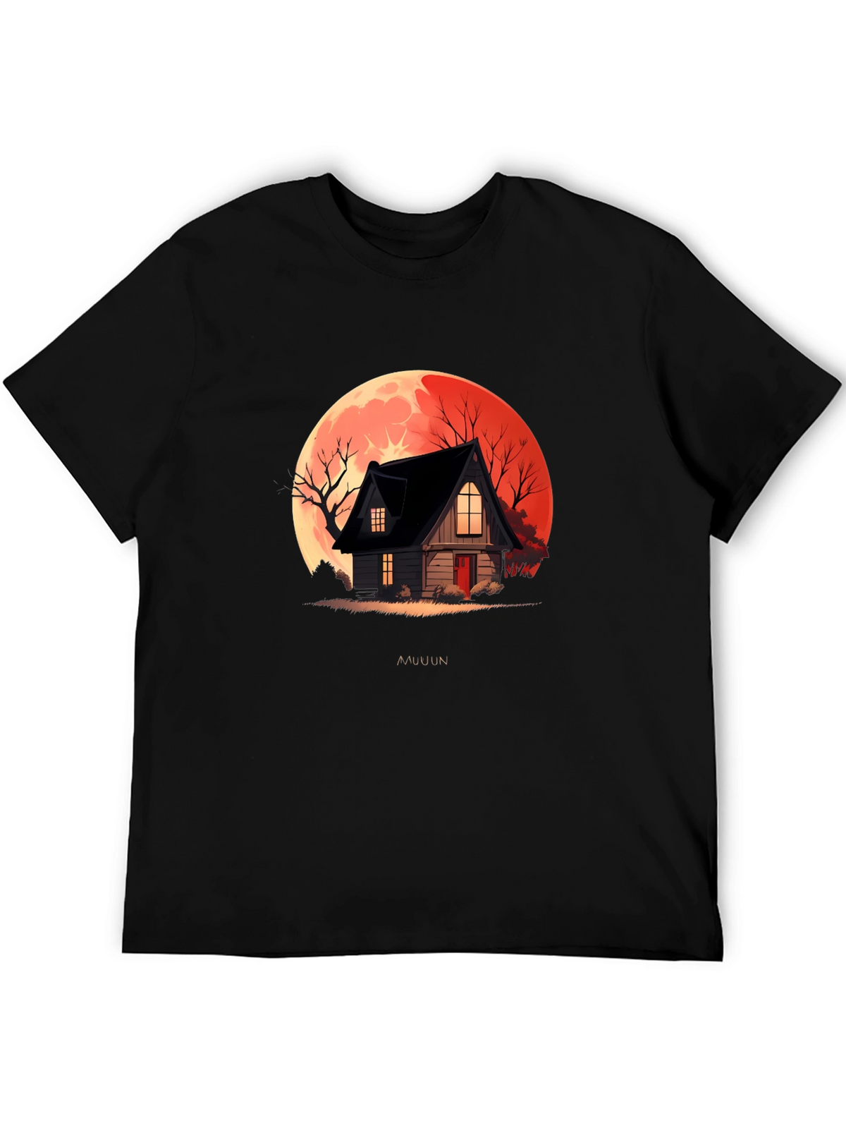 Spooky House Graphic T-Shirt