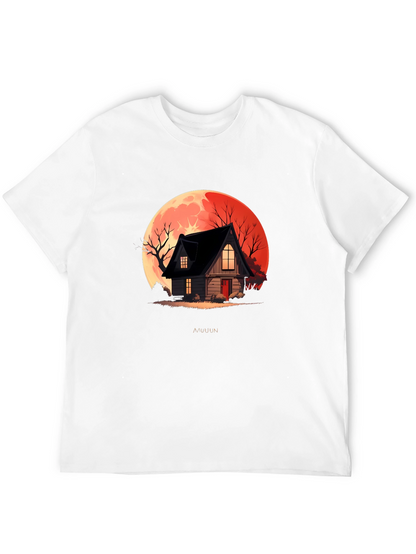 Spooky House Graphic T-Shirt