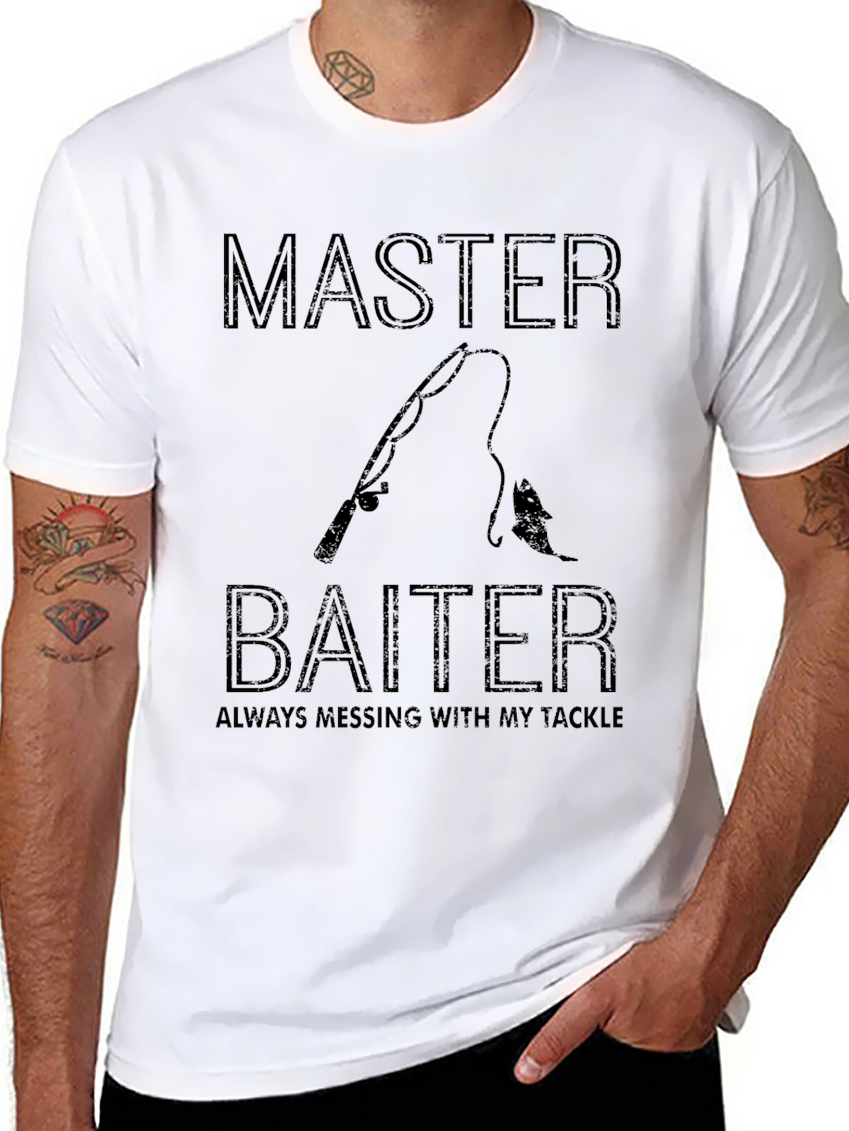Master Baiter Fishing T-Shirt - Tackle Humor