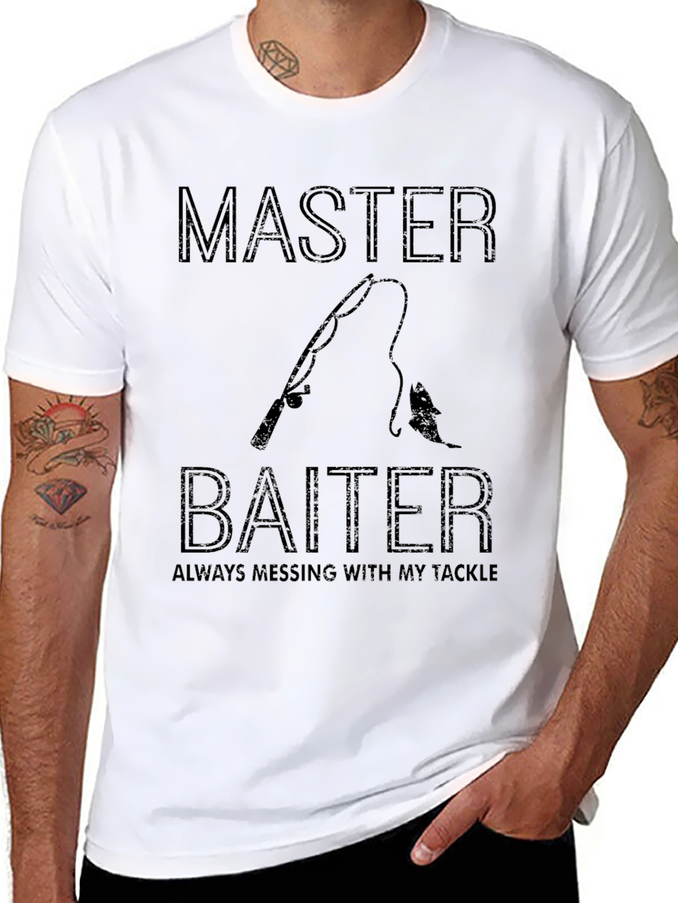Master Baiter Fishing T-Shirt - Tackle Humor