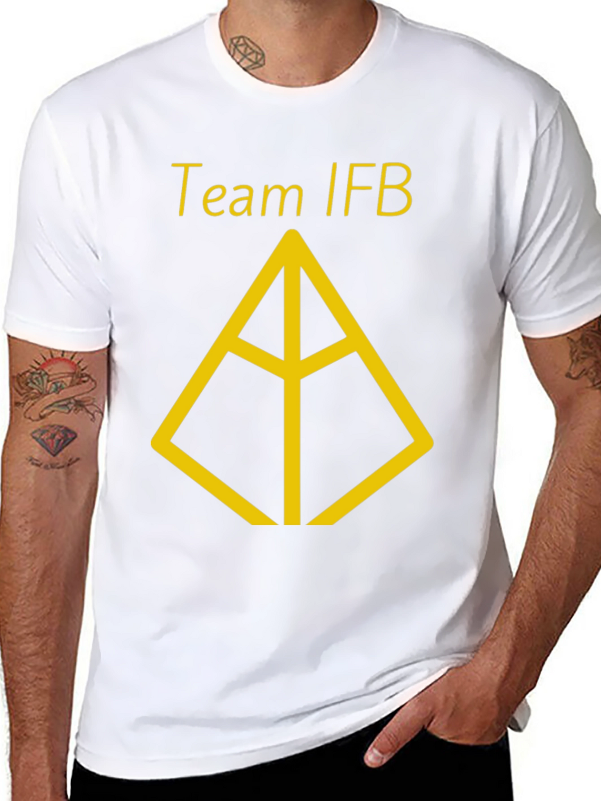 Team IFB Black Graphic Tee