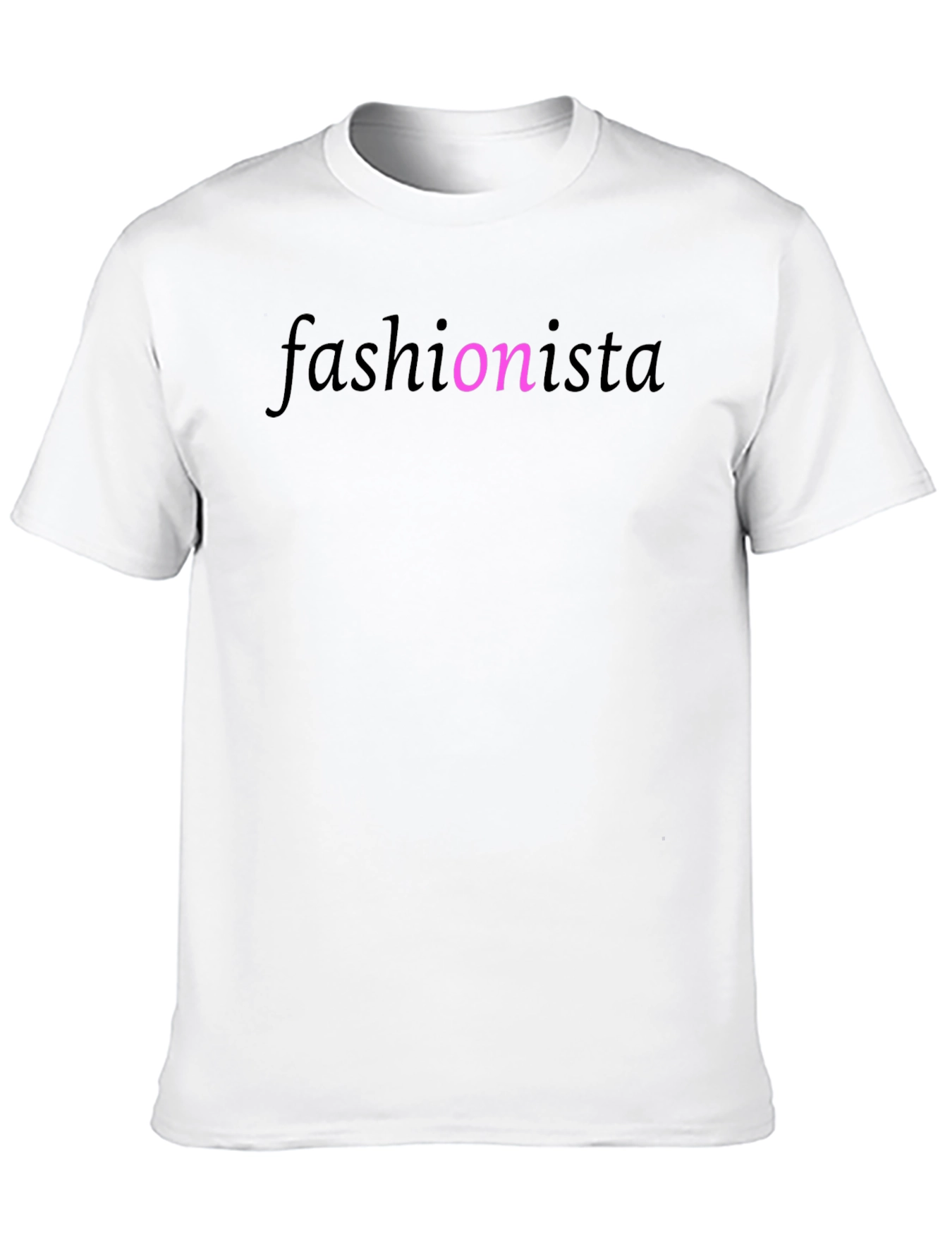 Fashionista Black T-Shirt for Style Enthusiasts