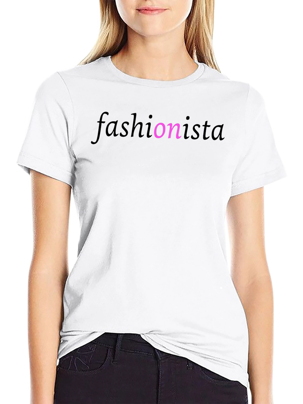 Fashionista Black T-Shirt for Style Enthusiasts