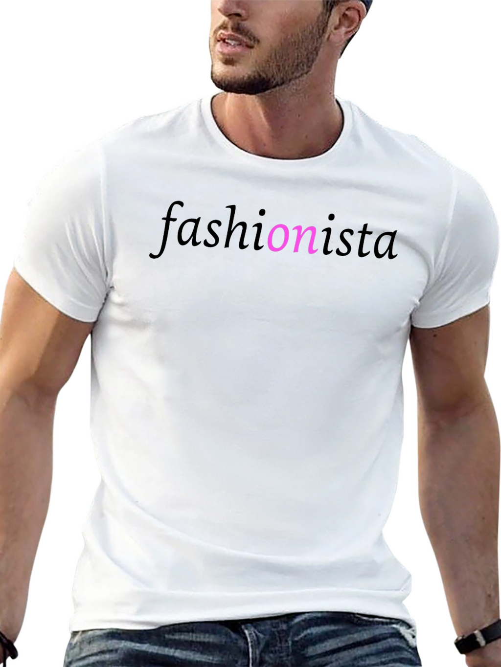 Fashionista Black T-Shirt for Style Enthusiasts