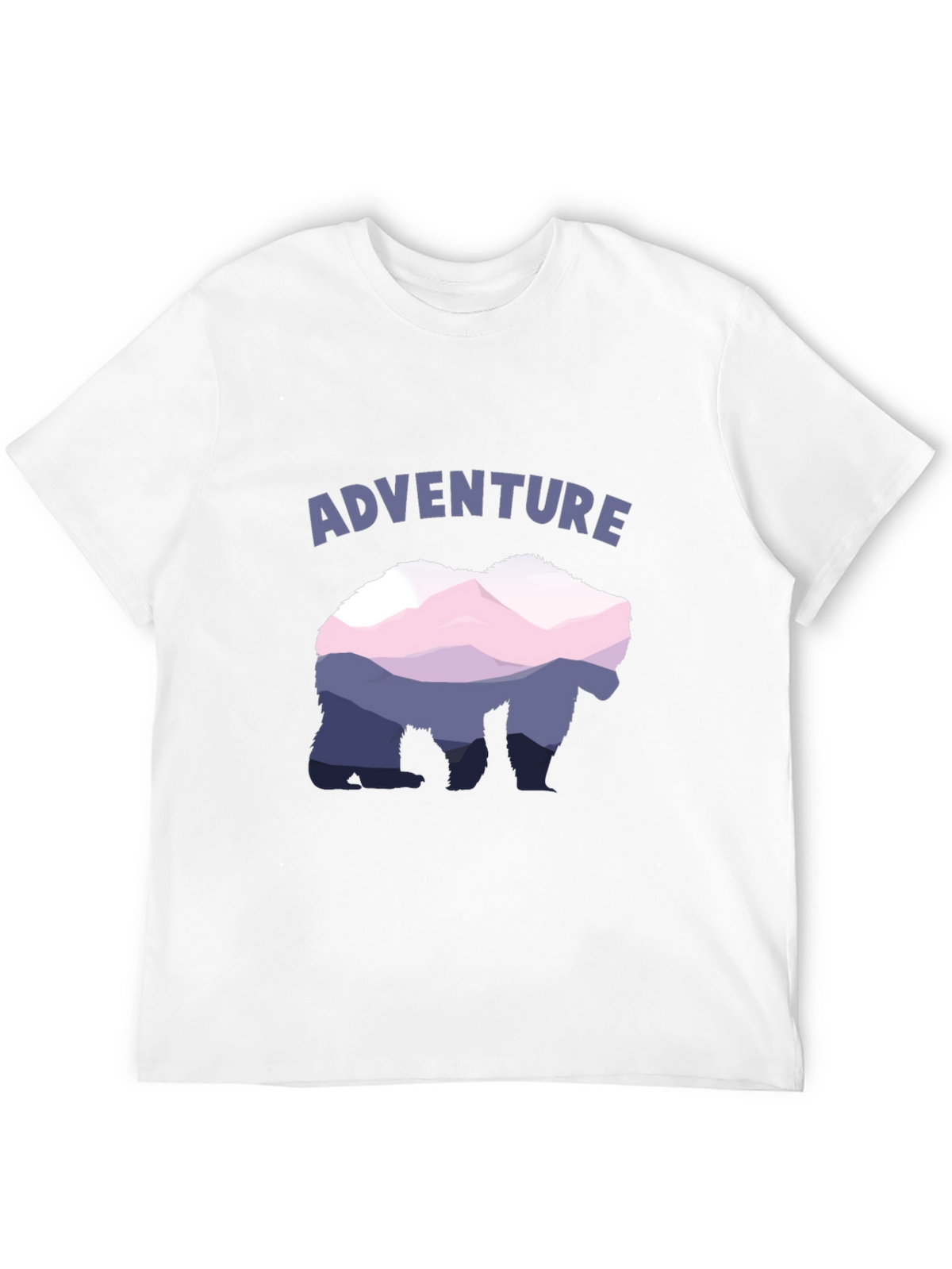 Adventure Bear Mountain Graphic Tee - Black