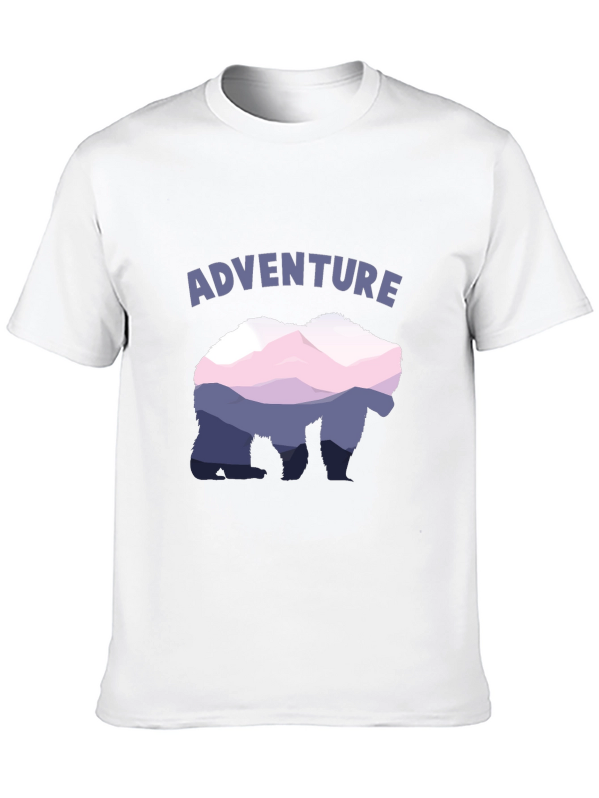 Adventure Bear Mountain Graphic Tee - Black