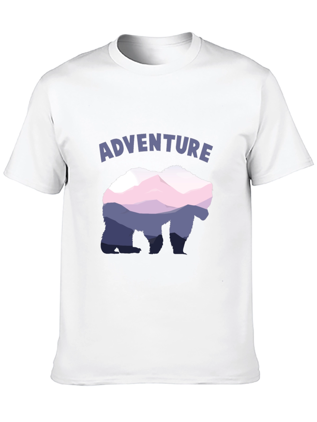 Adventure Bear Mountain Graphic Tee - Black