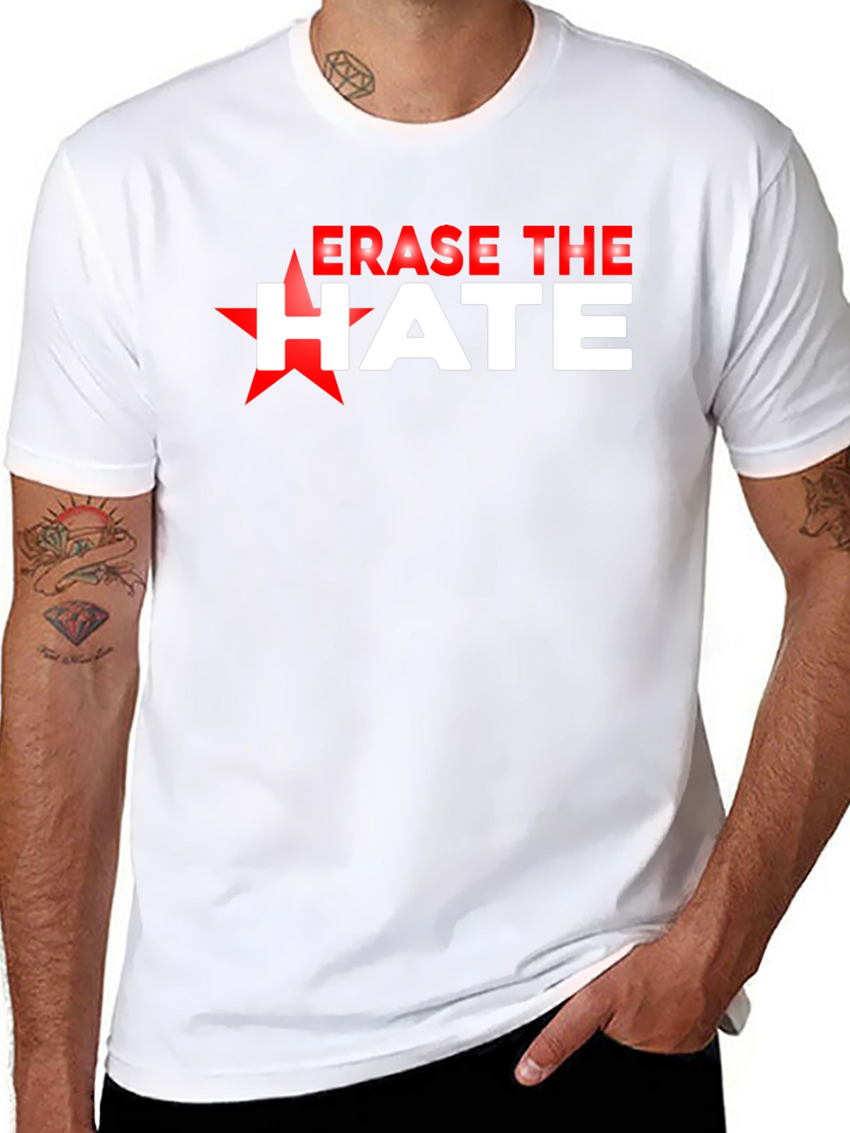 Erase the Hate Graphic T-Shirt
