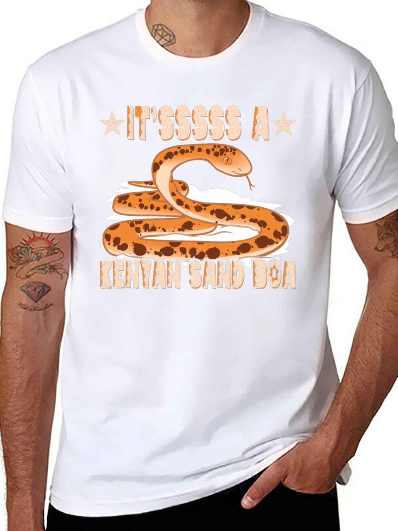 Kenyan Sand Boa T-Shirt - Reptile Lover Tee