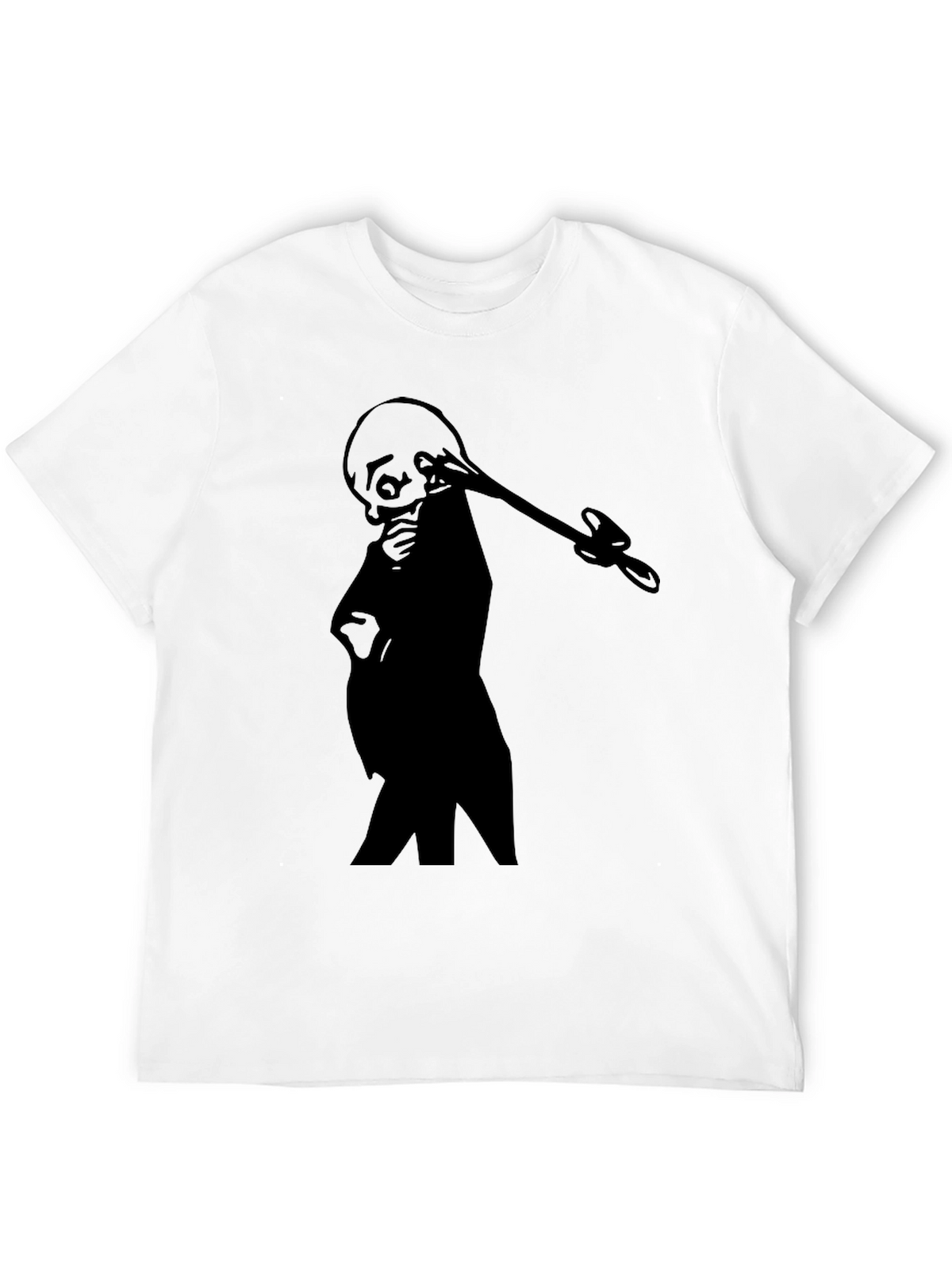 Silhouette Grim Reaper T-Shirt - Black