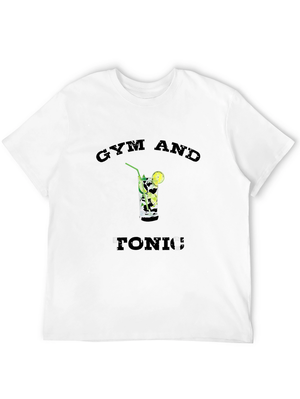 Gym and Tonic Graphic T-Shirt - Black