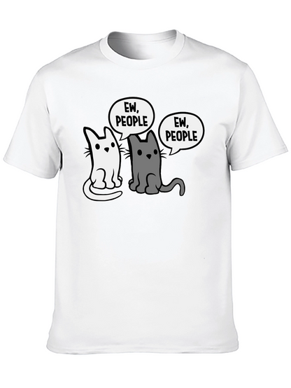Ew People Funny Cat T-Shirt