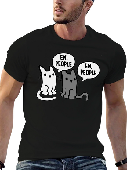 Ew People Funny Cat T-Shirt