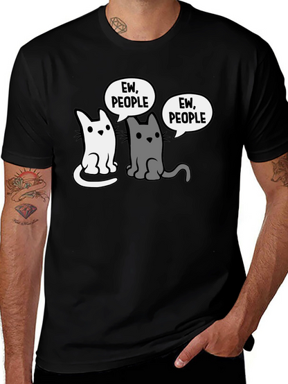 Ew People Funny Cat T-Shirt