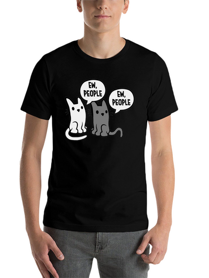 Ew People Funny Cat T-Shirt