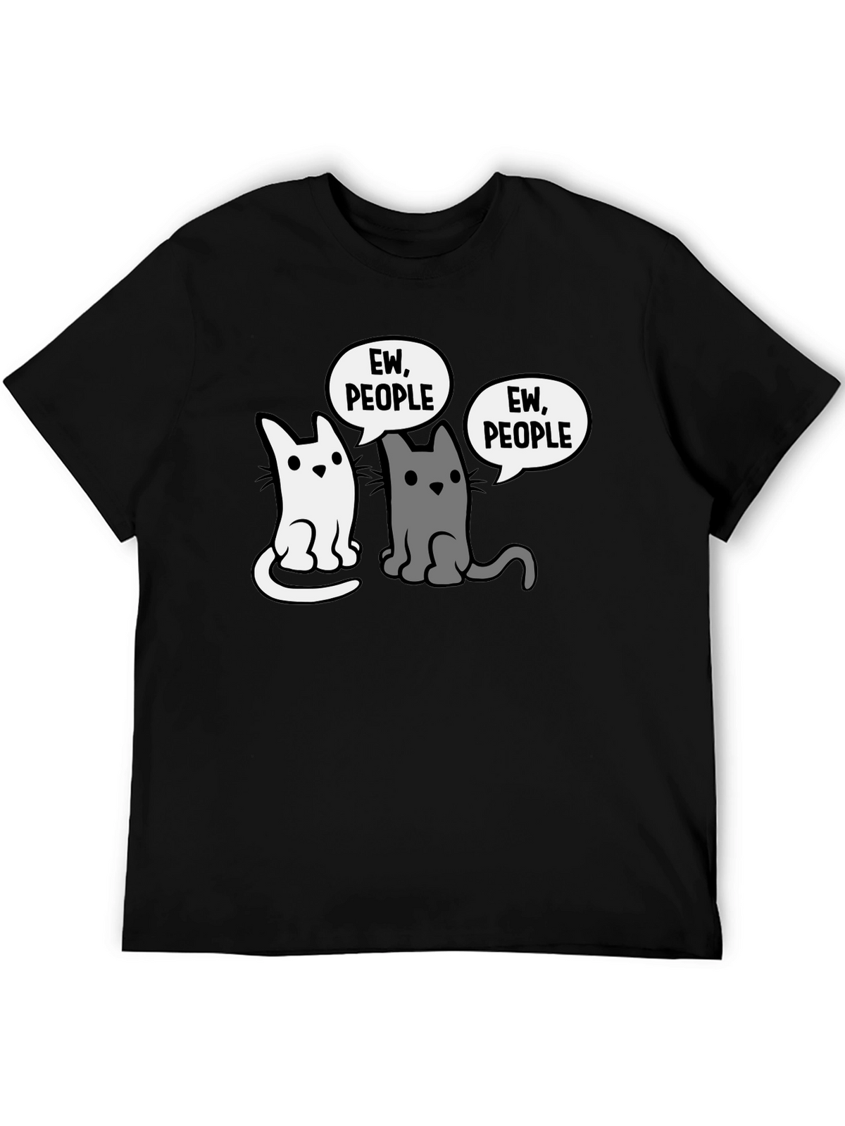 Ew People Funny Cat T-Shirt