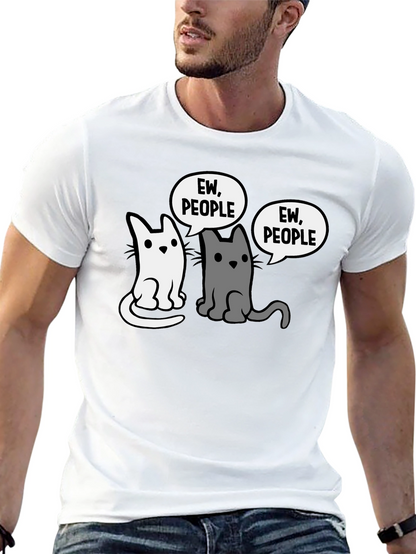 Ew People Funny Cat T-Shirt