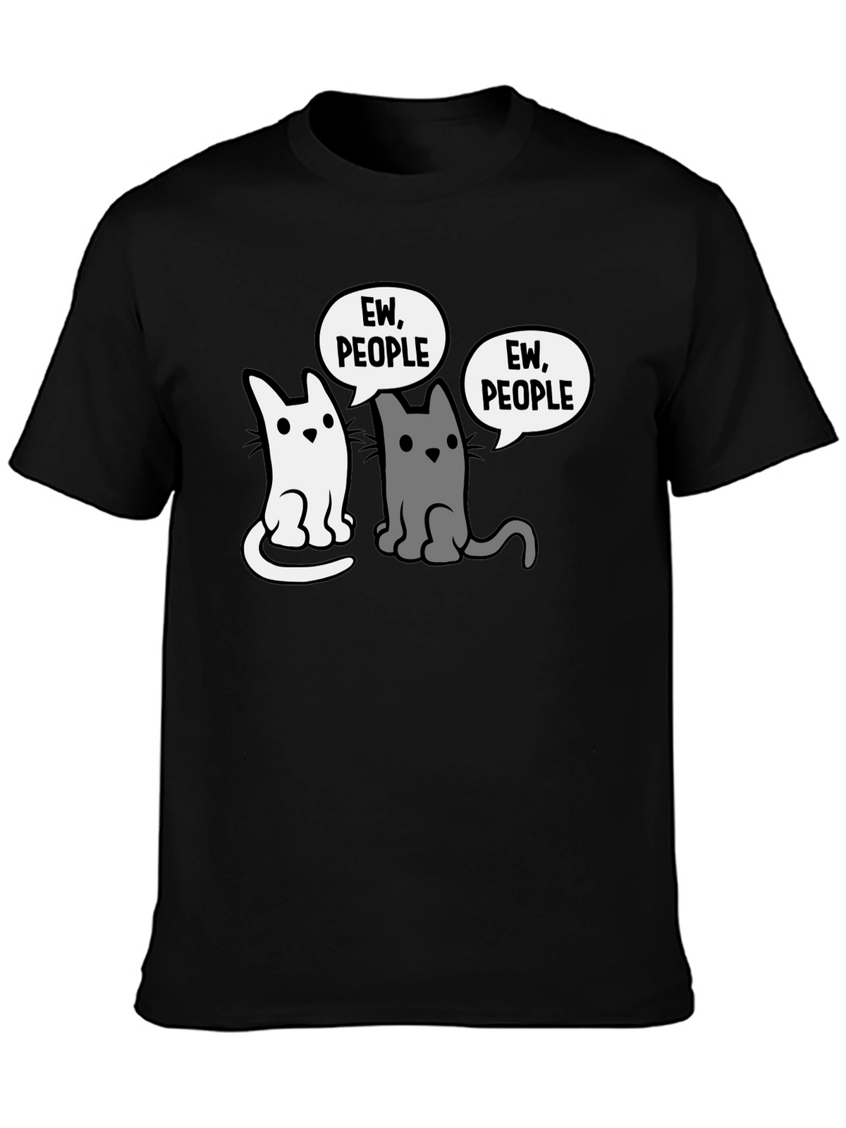 Ew People Funny Cat T-Shirt
