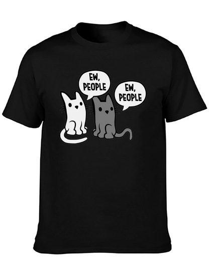 Ew People Funny Cat T-Shirt