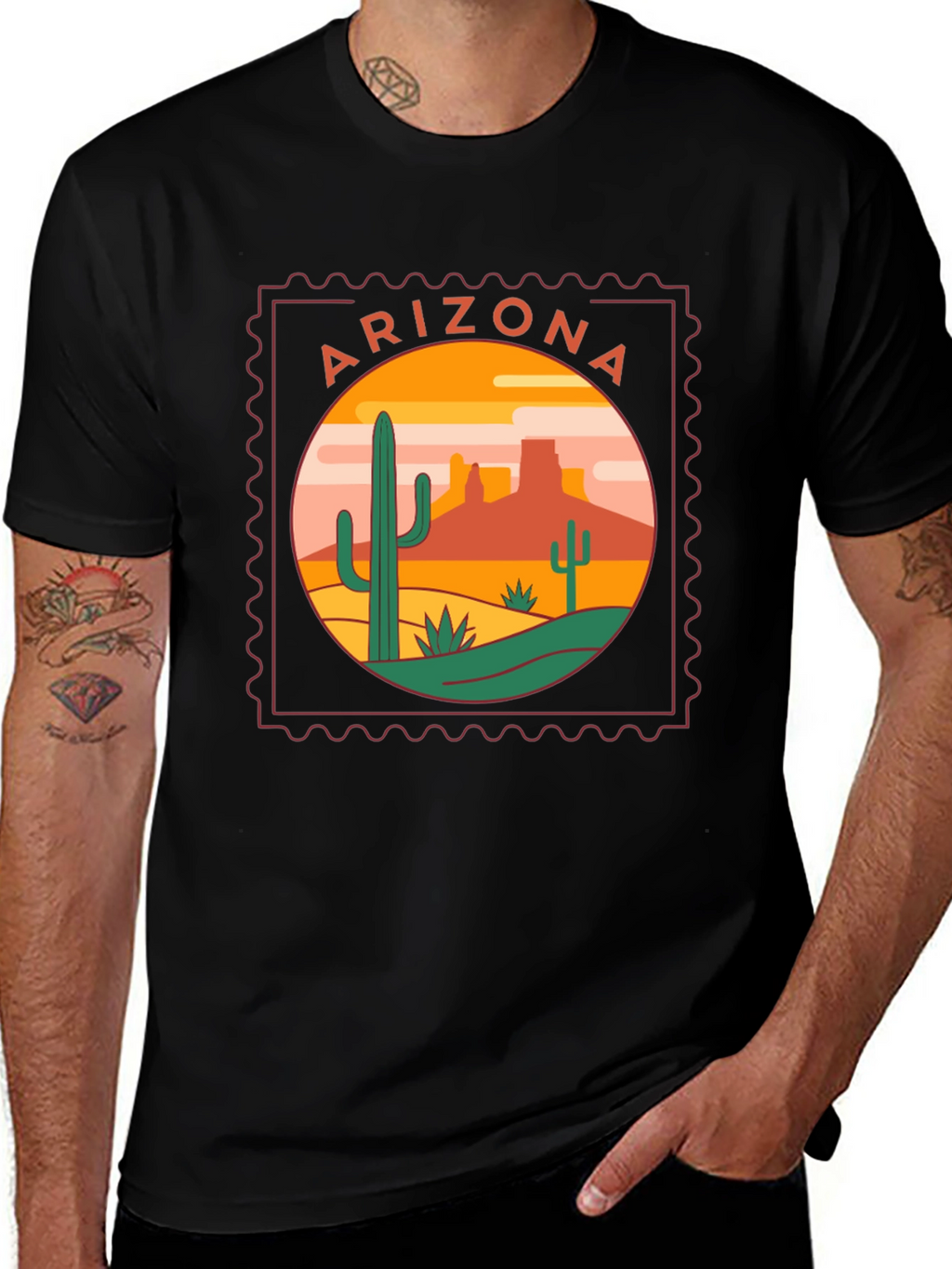 Arizona Desert Graphic Tee - Stylish Unisex T-Shirt