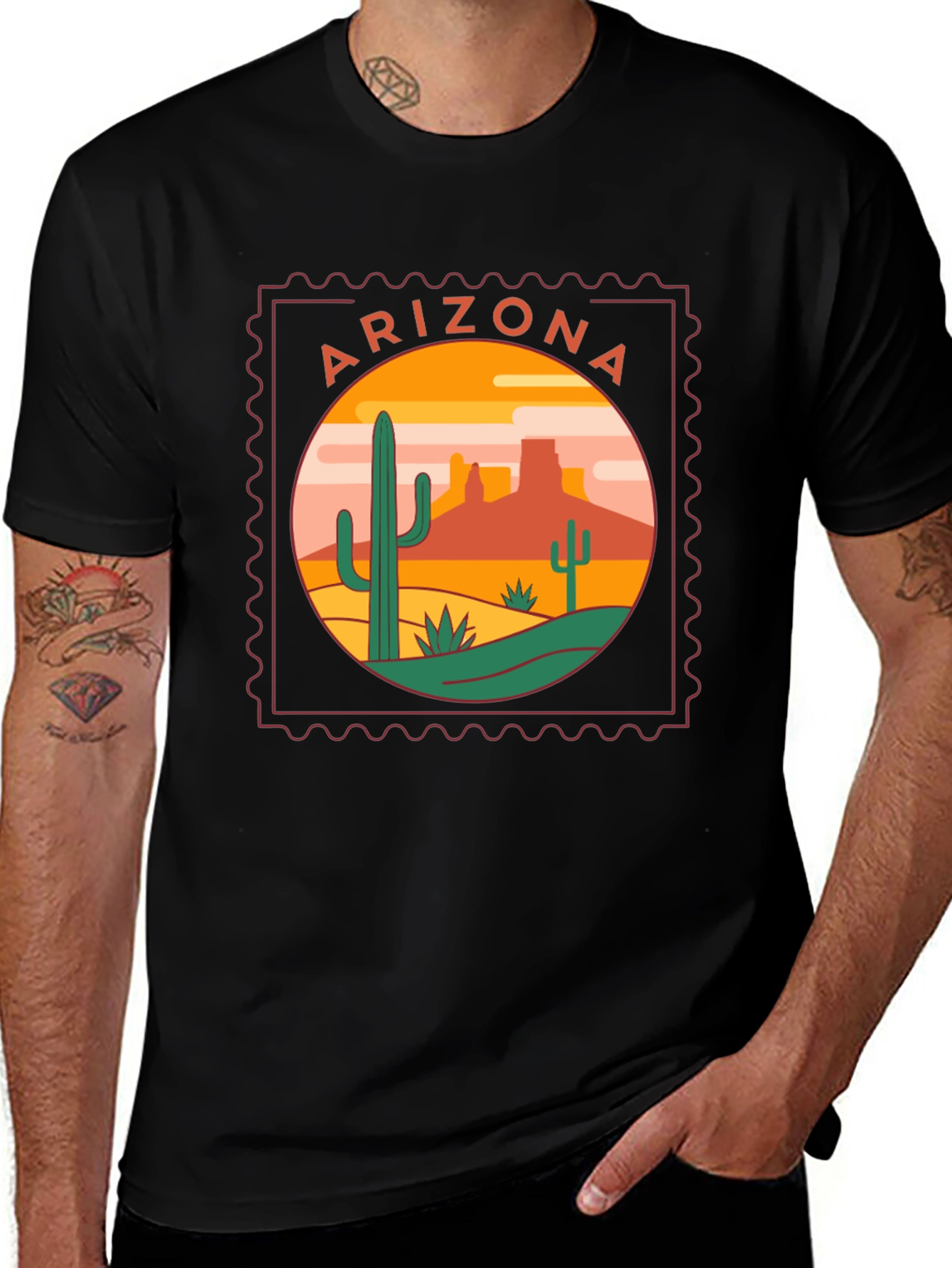 Arizona Desert Graphic Tee - Stylish Unisex T-Shirt
