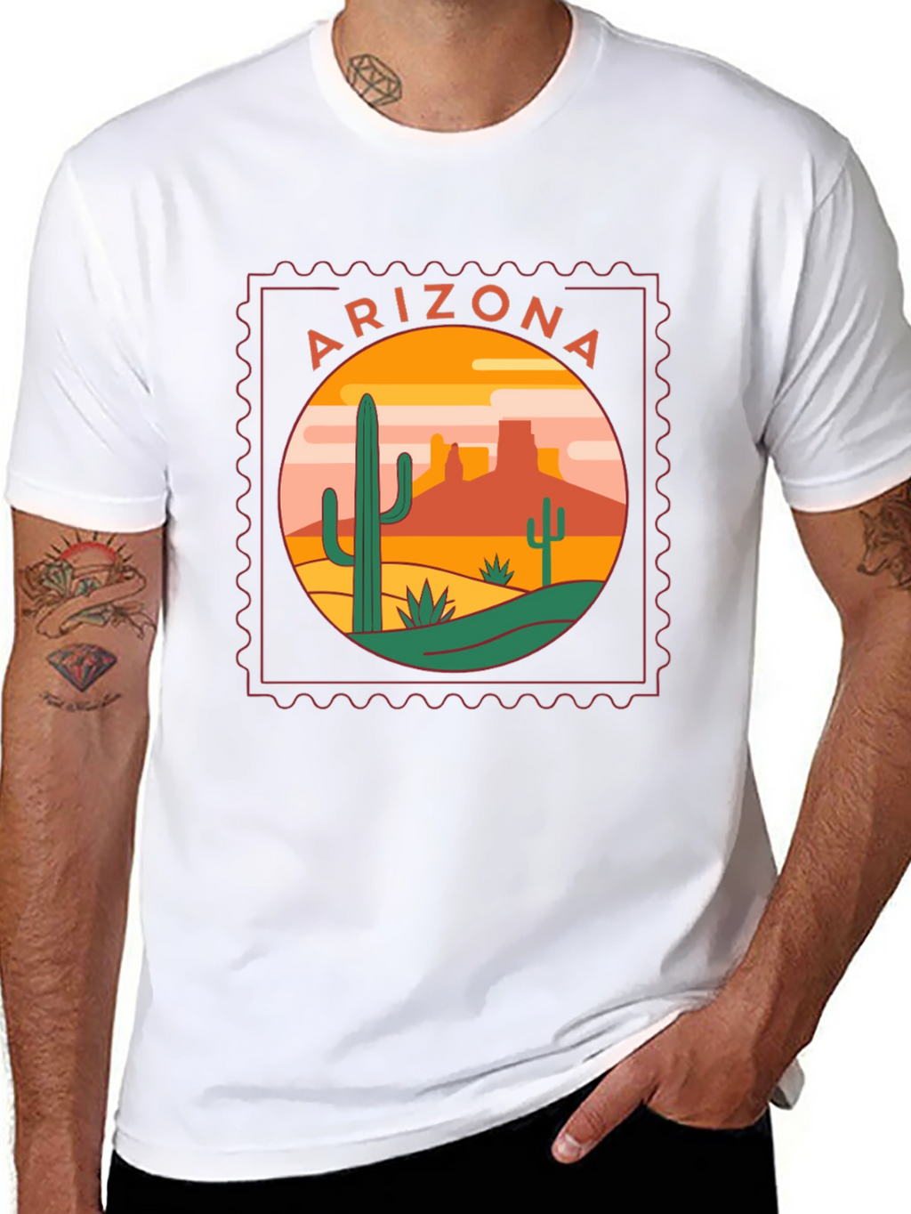 Arizona Desert Graphic Tee - Stylish Unisex T-Shirt