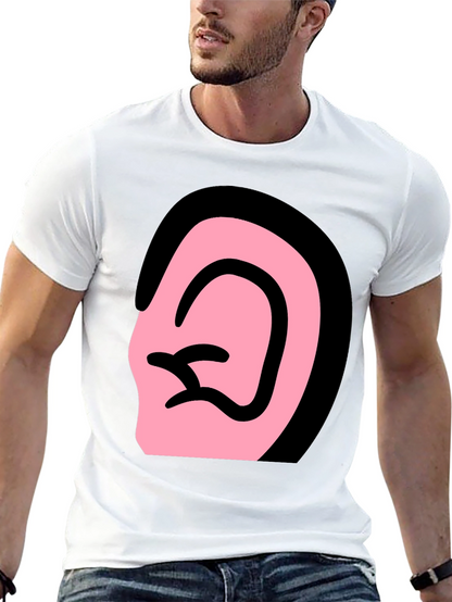 Ear Graphic Black T-Shirt