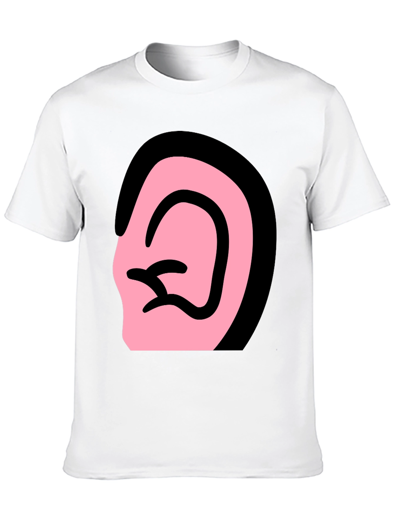 Ear Graphic Black T-Shirt