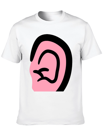 Ear Graphic Black T-Shirt