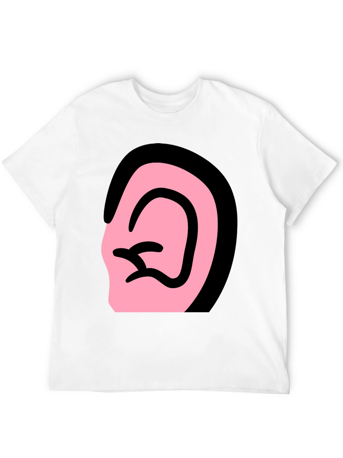 Ear Graphic Black T-Shirt