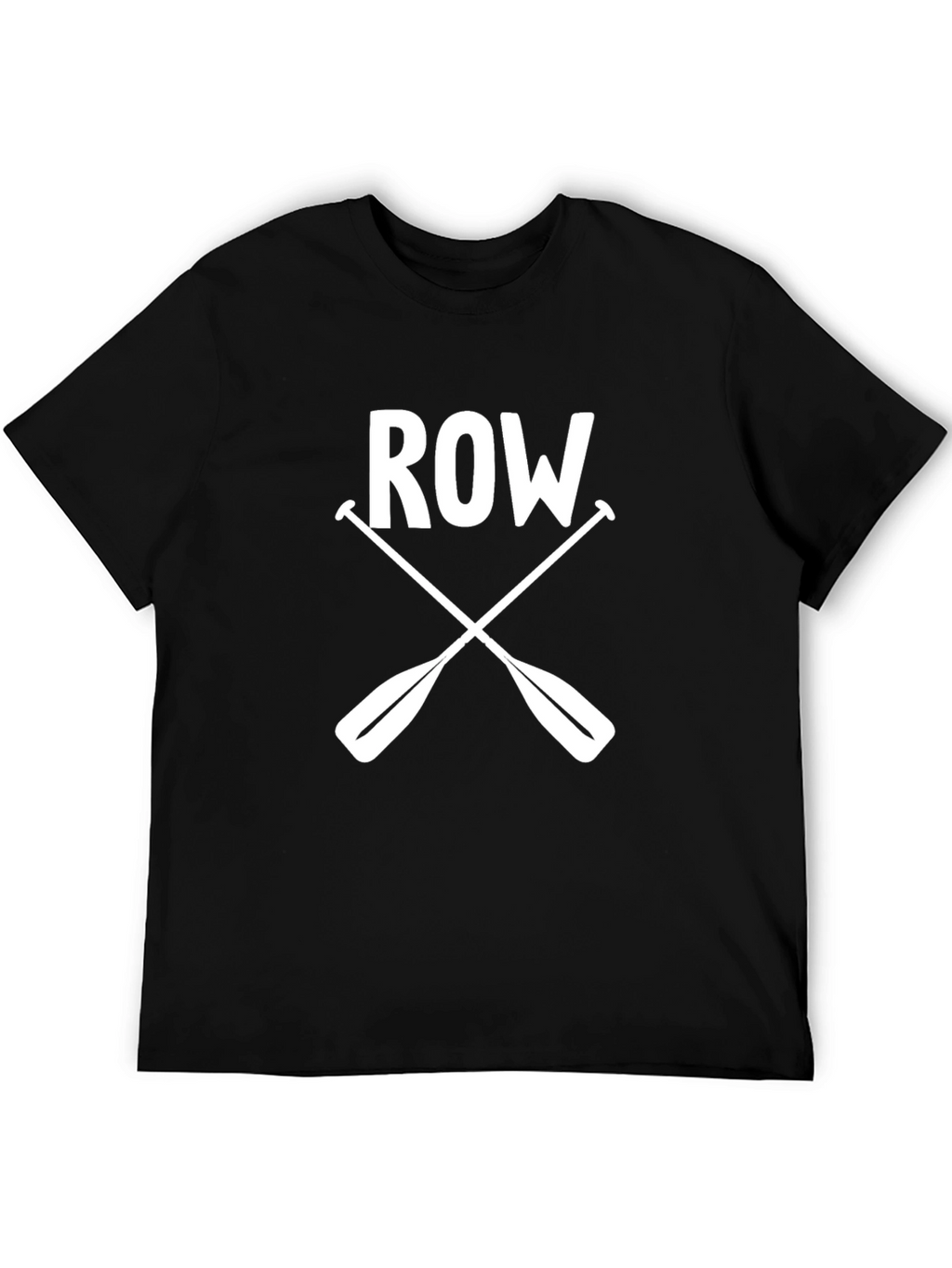 Rowing T-Shirt - Crossed Oars Graphic Tee