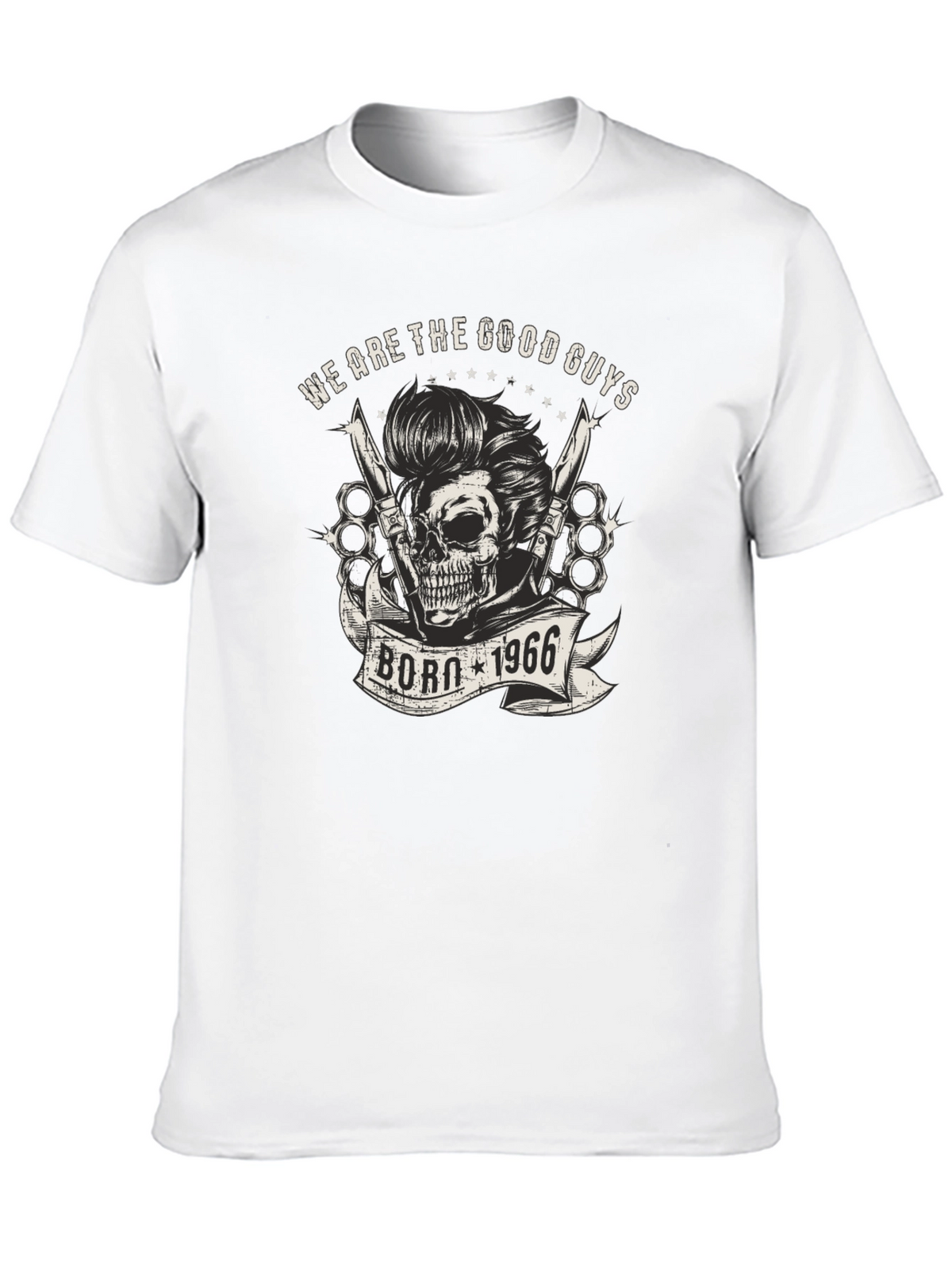 Born 1966 Skull Graphic T-Shirt