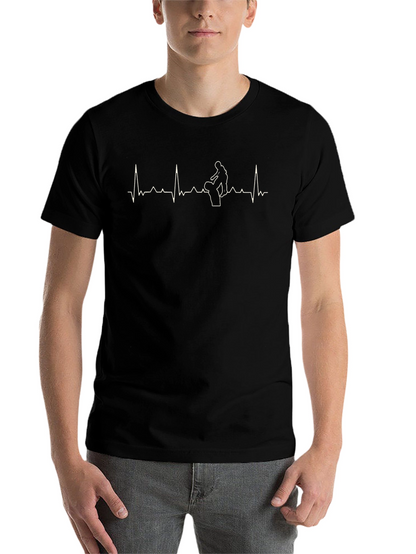 Dad Life Heartbeat Graphic Tee